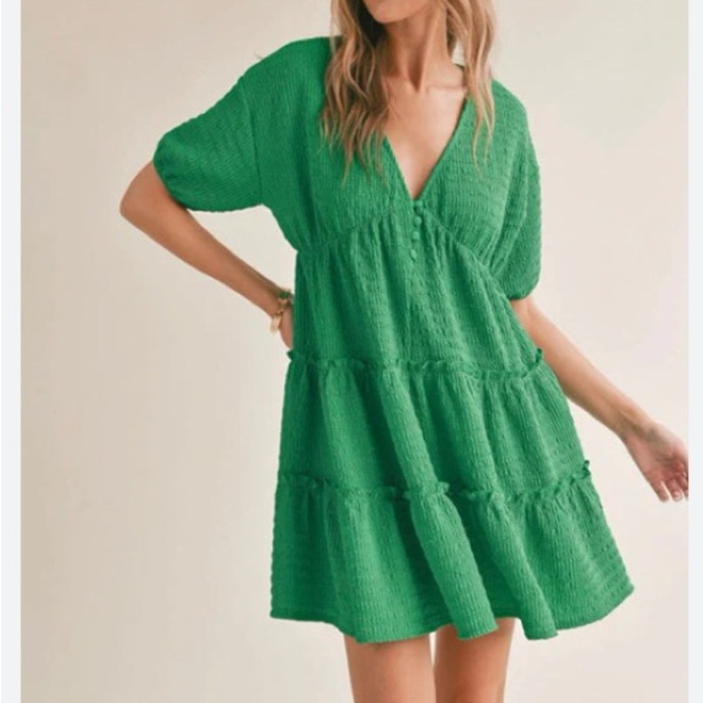 Sadie & Sage Green Mini Dress
